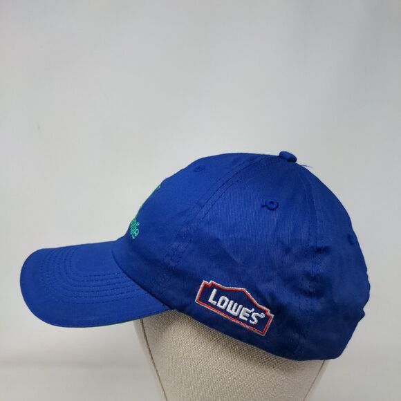 James Hardie Lowe's Strapback Hat Blue One Size Adjustable Embroidered Cotton - Picture 3 of 8